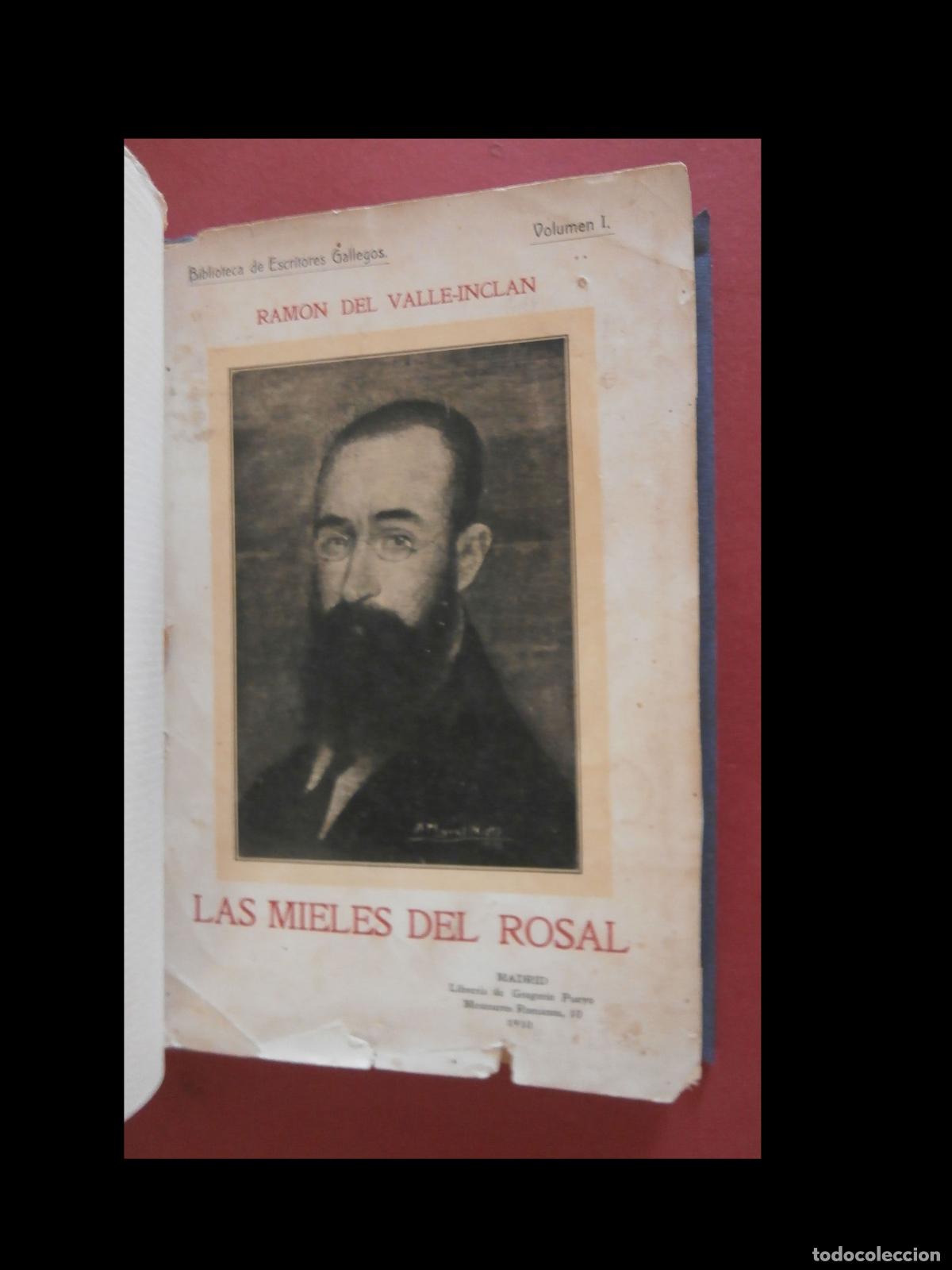 Libros antiguos: Las Mieles del Rosal. Ramon del Valle-Inclan