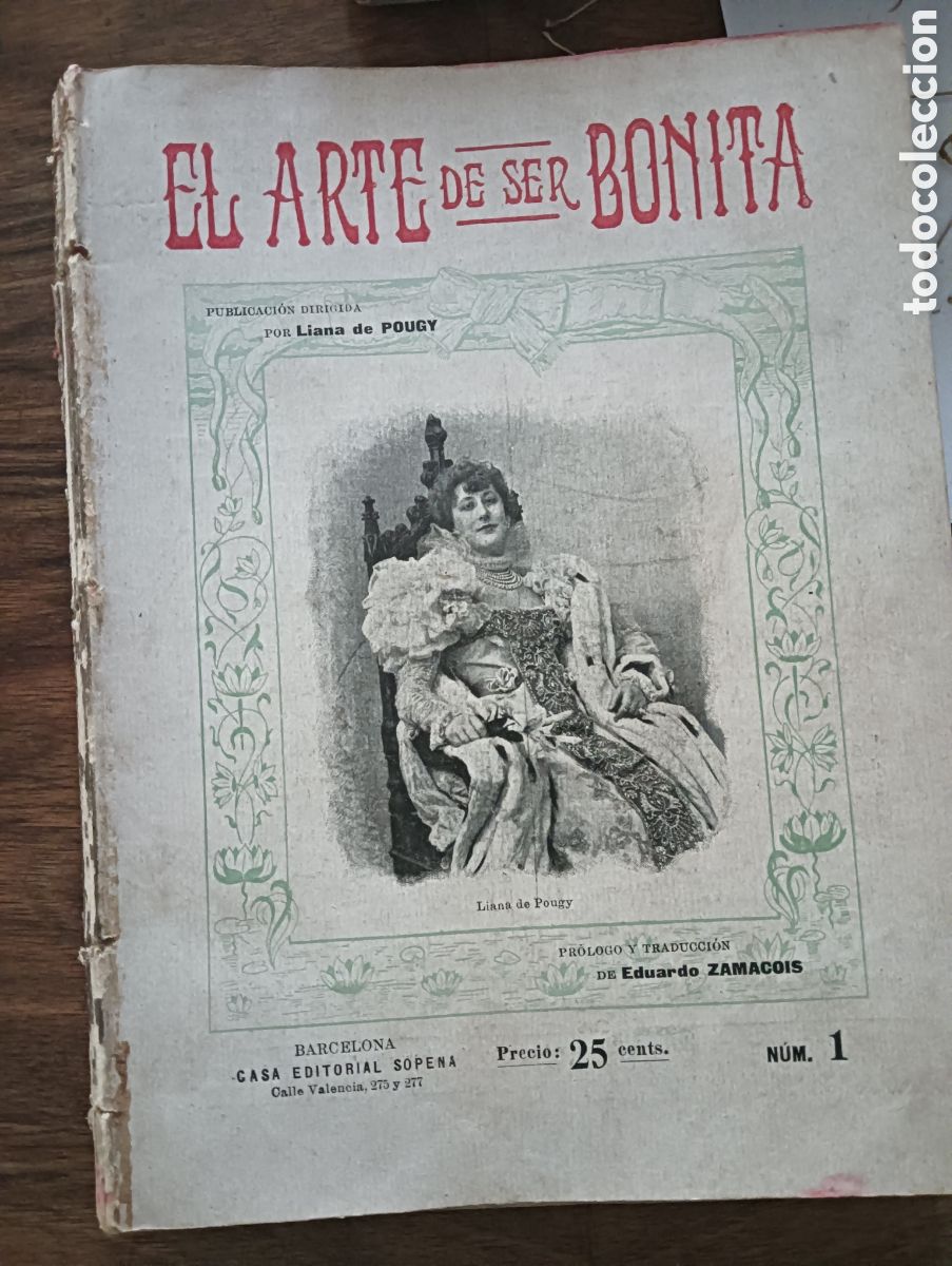 Libros antiguos: El arte de ser bonita n&uacute;meros 1 a 20