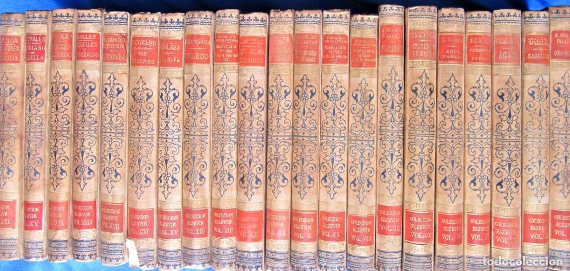 Livres anciens: LOTE DE XXI LIBROS DE LA COLECCI&Oacute;N ELZEVIR ILUSTRADA. DIVERSOS AUTORES. JUAN GILI, LIBRERO.