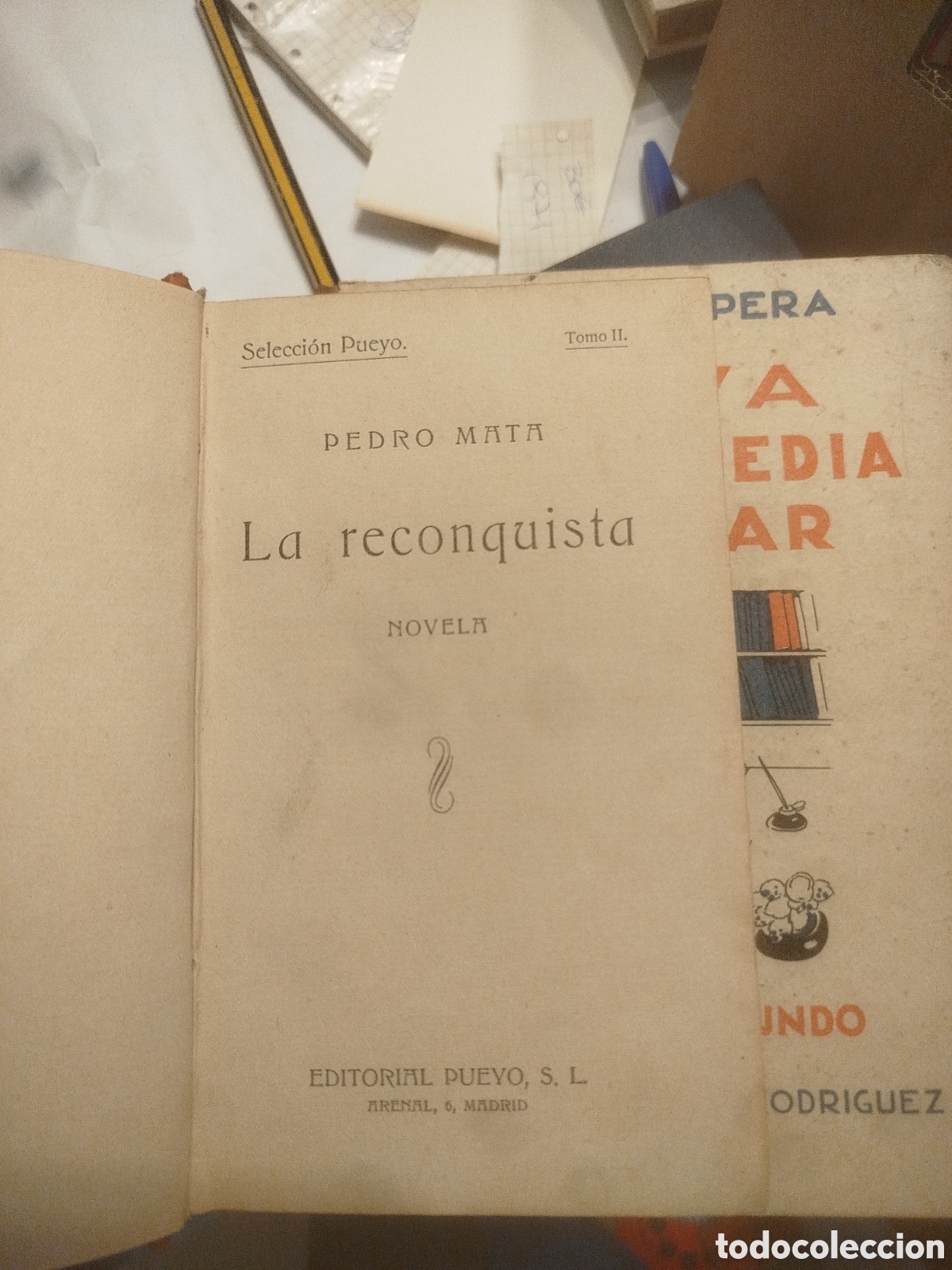 Libros antiguos: La reconquista Pedro Mata