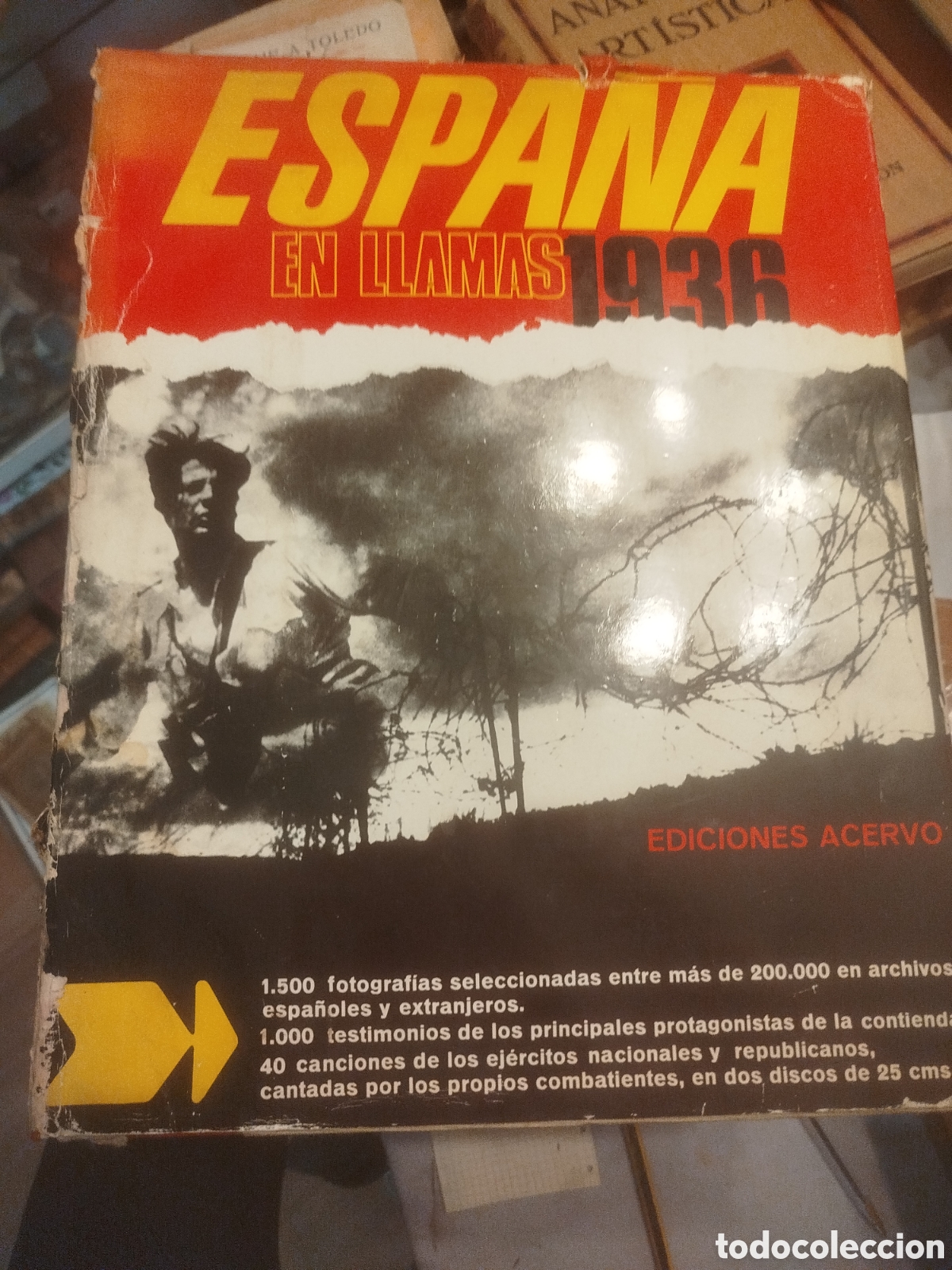 Libros antiguos: Espa&ntilde;a en llamas 1936