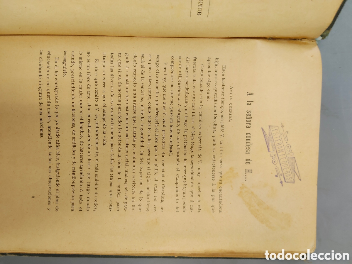 Libros antiguos: La vida Socials MARQUESA DE LISLE - Foto 3