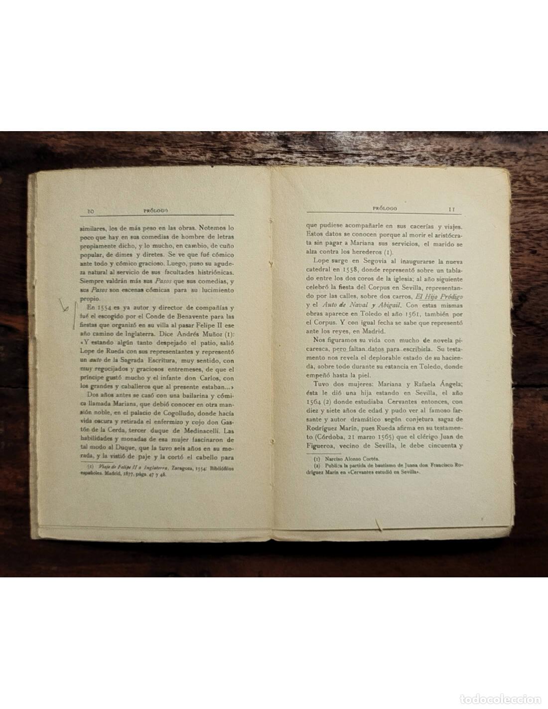 Libros antiguos: TEATRO. RUEDA, Lope de. Ediciones de La Lectura. 1924. - Foto 3