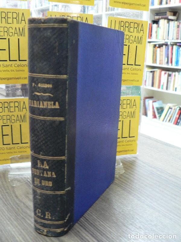 Libros antiguos: Marianela (8&ordf; ed. 1888) y La Fontana de oro (3&ordf; ed. 1885) - P&eacute;rez Gald&oacute;s, Benito - La Guirnalda - 18