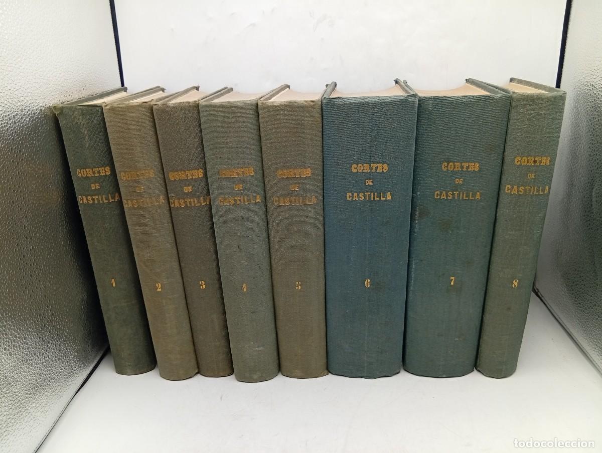 Libros antiguos: ACTAS DE LAS CORTES DE CASTILLA, POR ACUERDO DEL CONGRESO DE LOS DIPUTADOS. 8 TOMOS. MADRID, 1861.
