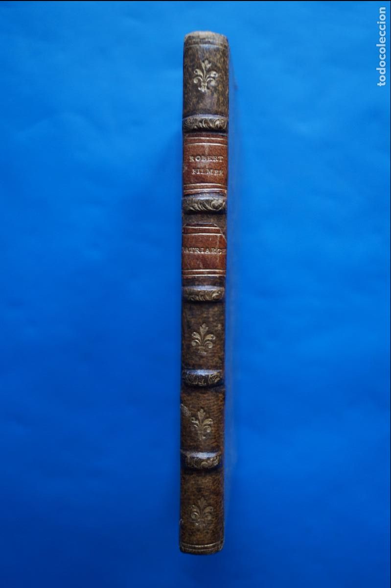 Libros antiguos: PATRIARCHA. ROBERT FILMER. 1920