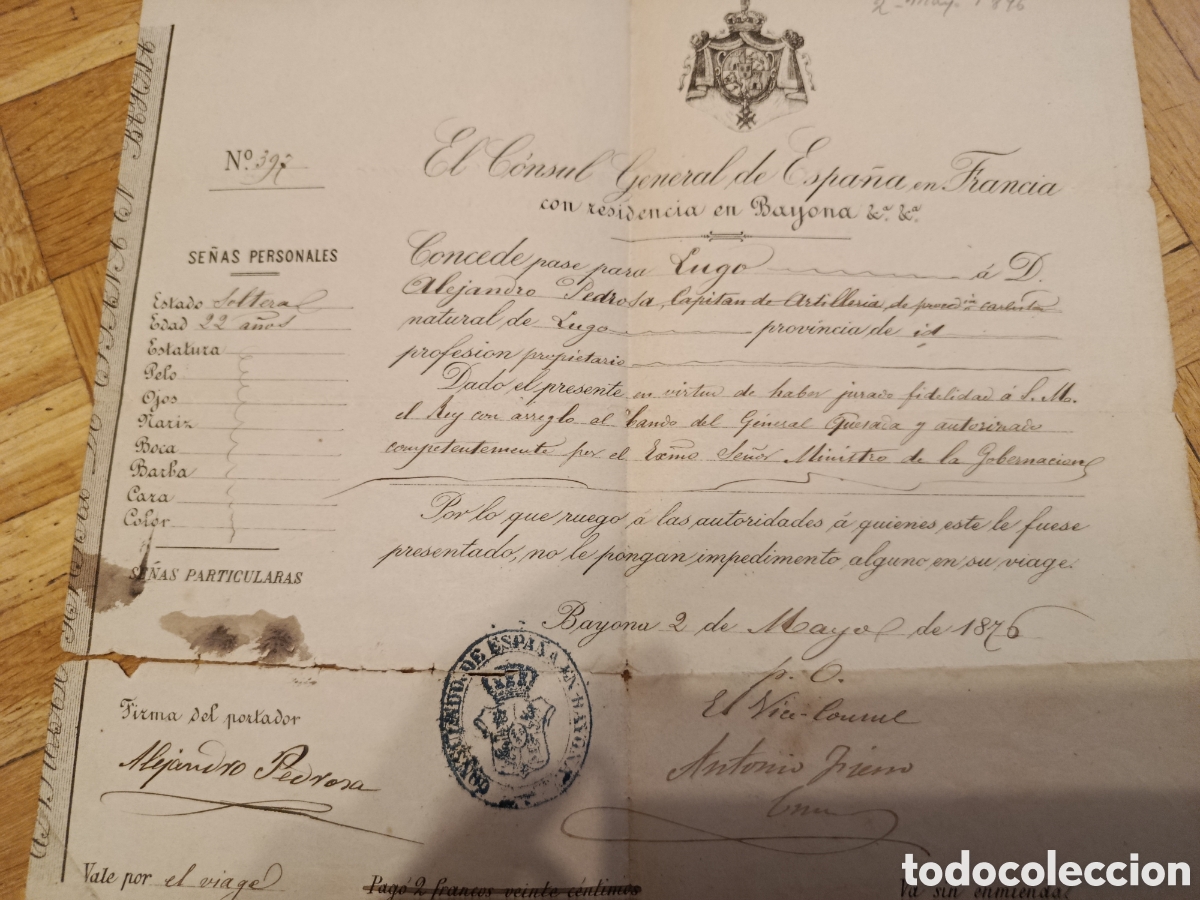 Antiquarische B&uuml;cher: Archivo Hist&oacute;rico Militar de Oficial Carlista (1872-1876) Capitan de Artiller&iacute;a