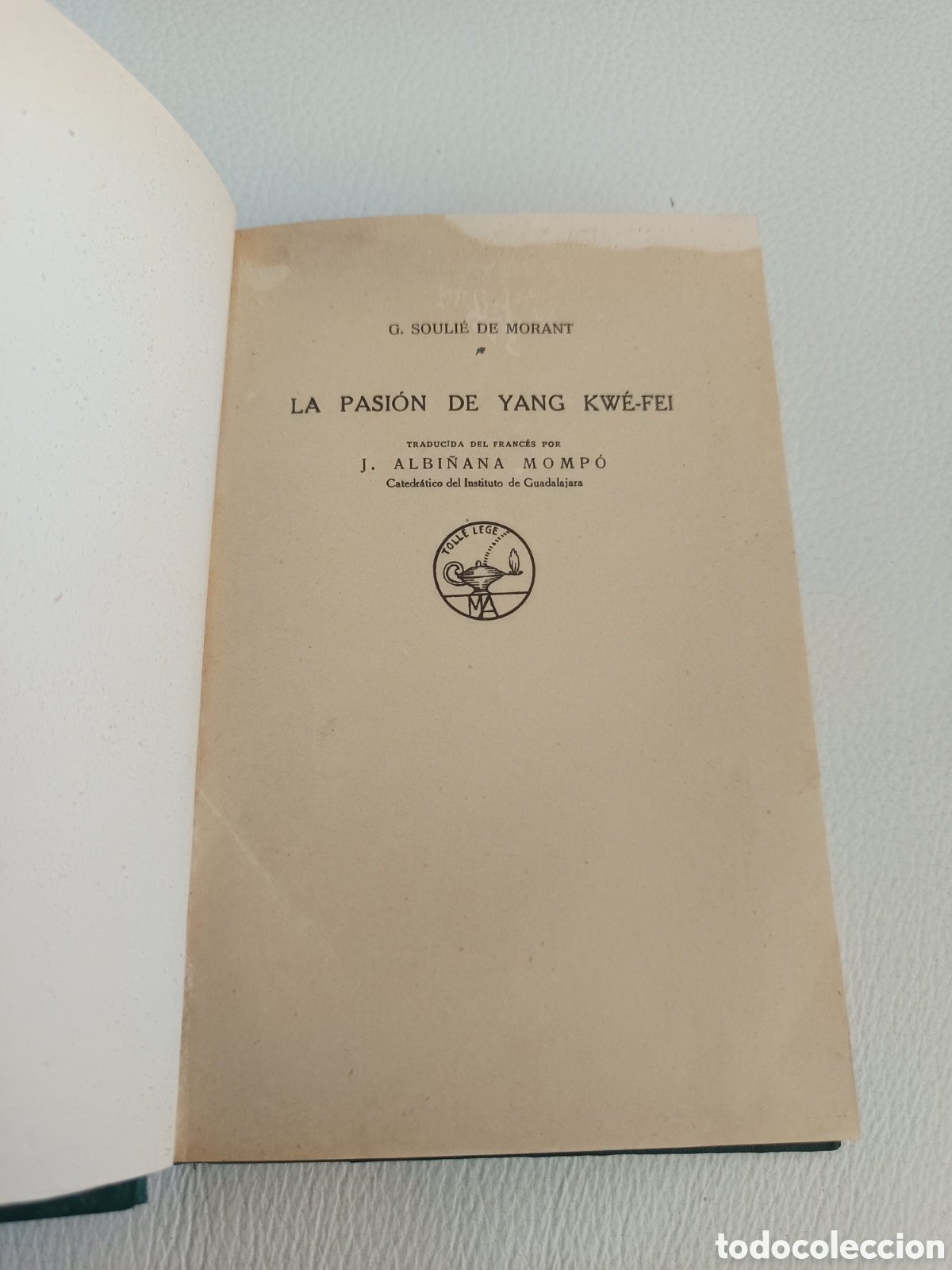 Libros antiguos: Libro de la Pasi&oacute;n de Yang Kwe Fei
