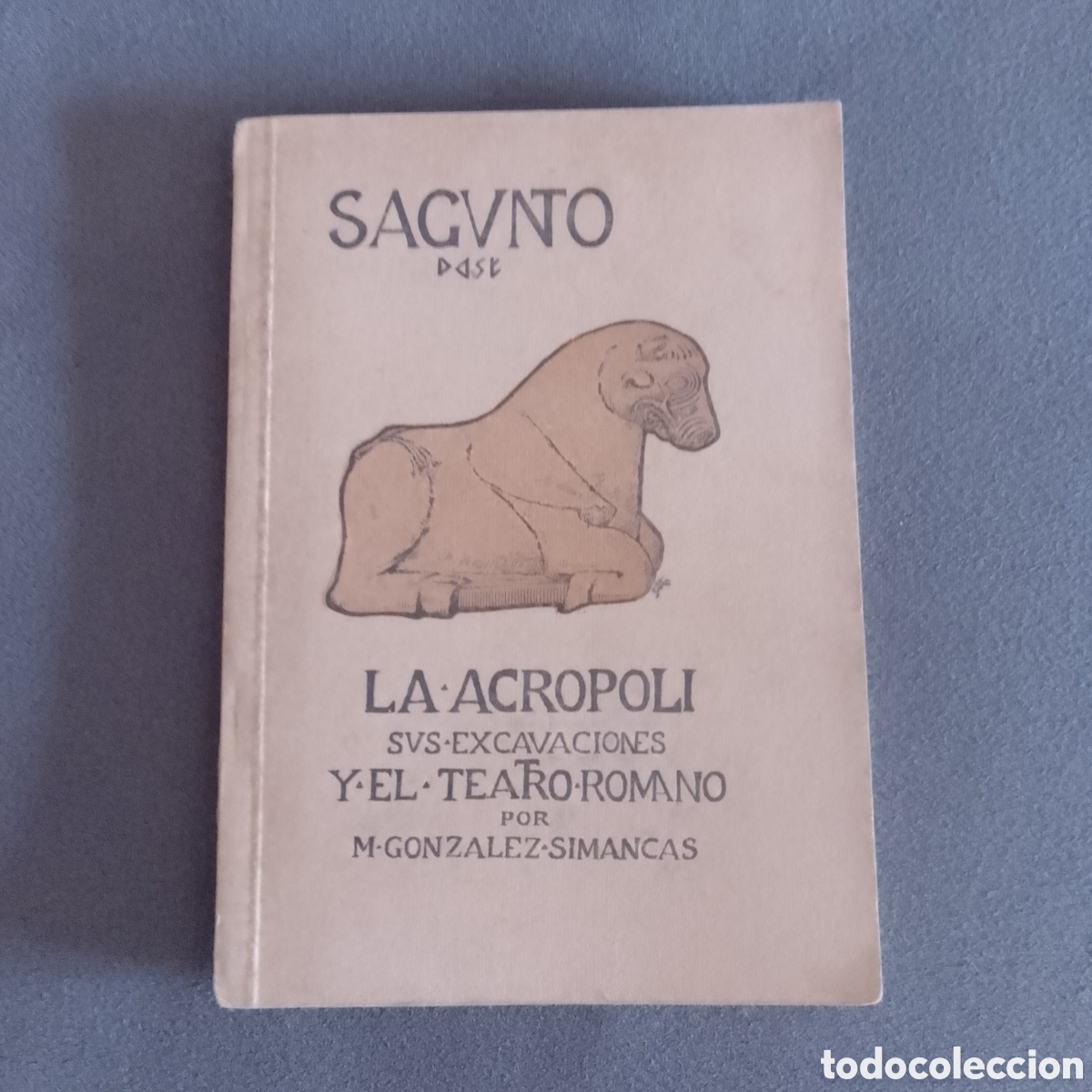 Libros antiguos: LIBRO ANTIGUO 1930 SAGUNTO LA ACROPOLIS SUS EXCAVACIONES Y EL TEATRO ROMANO POR M. GONZALEZ SIMANCAS