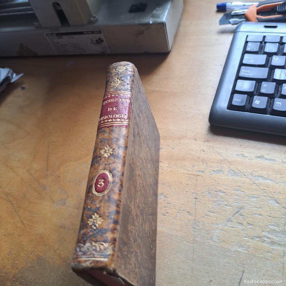 Libros antiguos: NUEVOS ELEMENTOS DE FISIOLOGIA. Tomo III Richerand madrid 1821 - 366 pag 17 cm buen estado