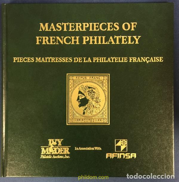 Libros antiguos: Cat&aacute;logo Subastas Piezas maestras de la filatelia francesa 1998 Phildom