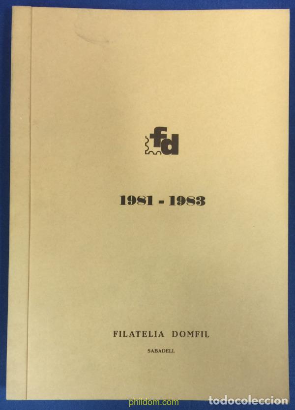 Libros antiguos: Promoci&oacute;n Filat&eacute;lica. 3 a&ntilde;os por Filatelia Domfil.1981-1983 Phildom