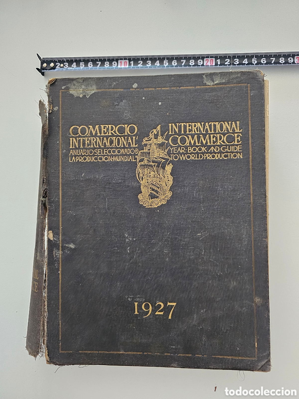 Libros antiguos: Libro Comercial e Industrial de Espa&ntilde;a 1927 - Con Mapas, Gr&aacute;ficos y Gran Publicidad asland ..