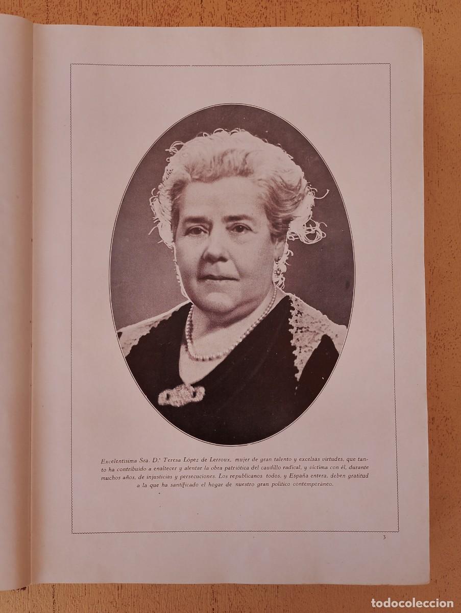 Libros antiguos: Libro de Oro del Partido Republicano Radical 1864 - 1934 - Foto 8