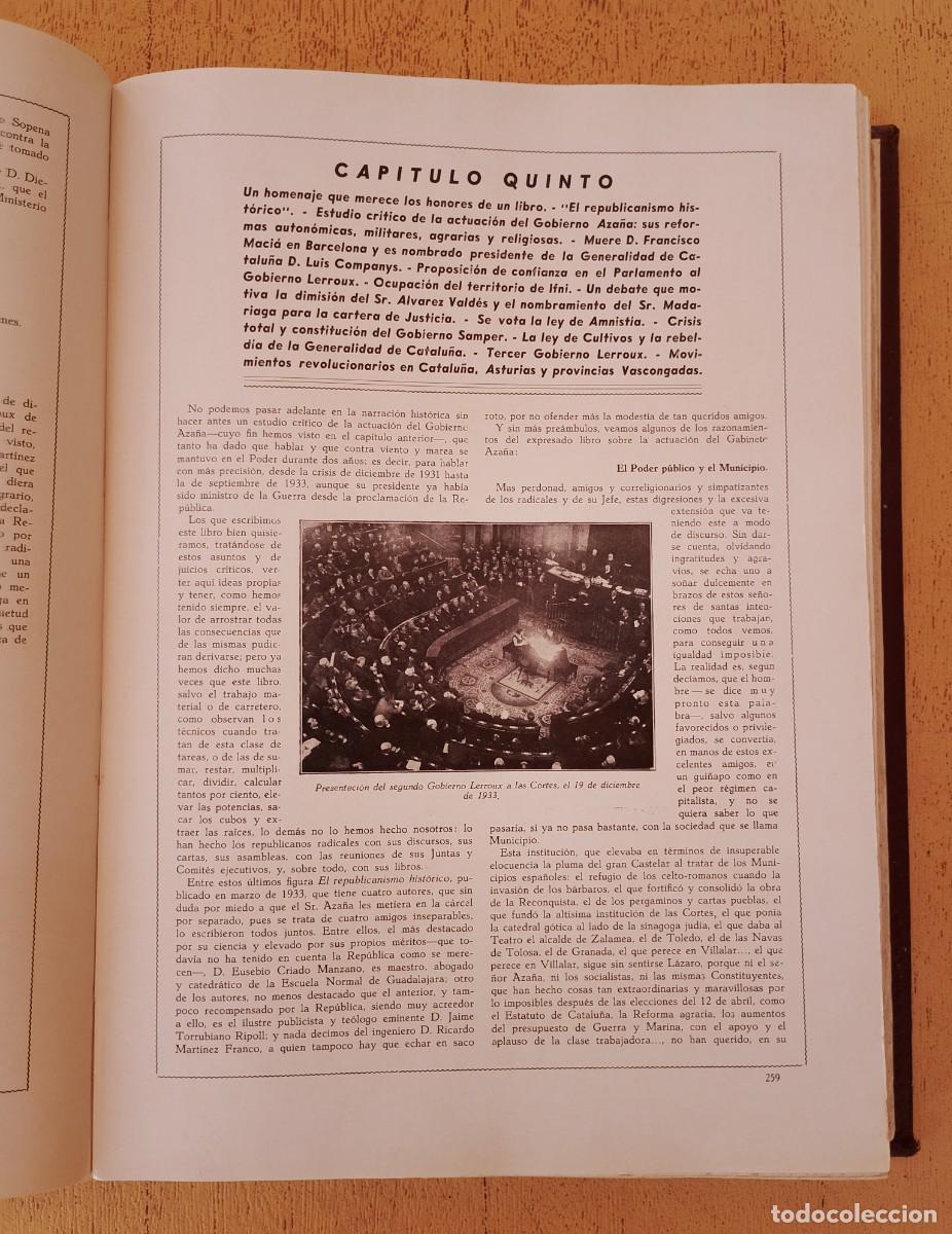 Libros antiguos: Libro de Oro del Partido Republicano Radical 1864 - 1934 - Foto 20