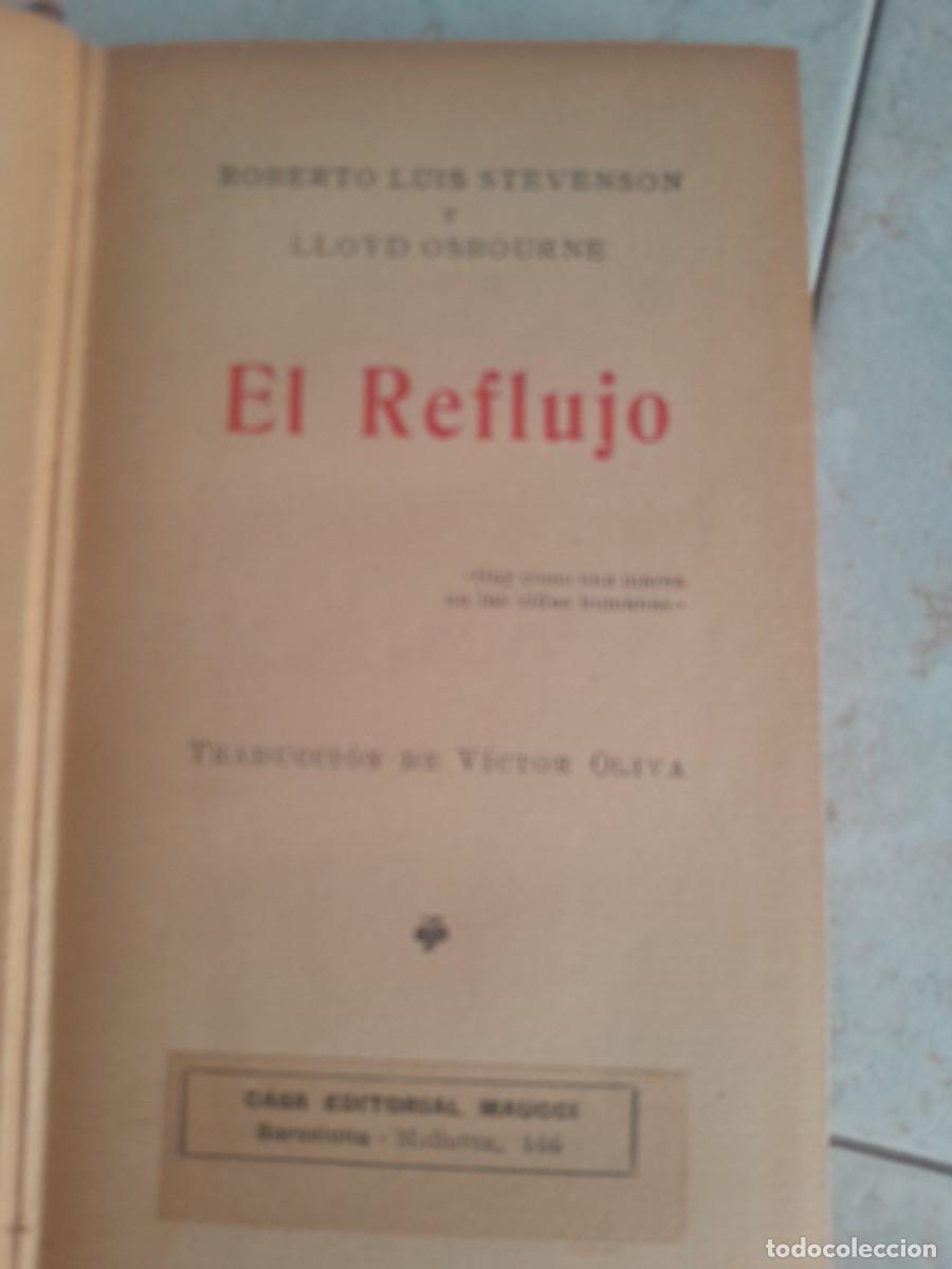 Libros antiguos: EL REFLUJO. STEVENSON Y OSBOURNE. MAUCCI 191? - Foto 5