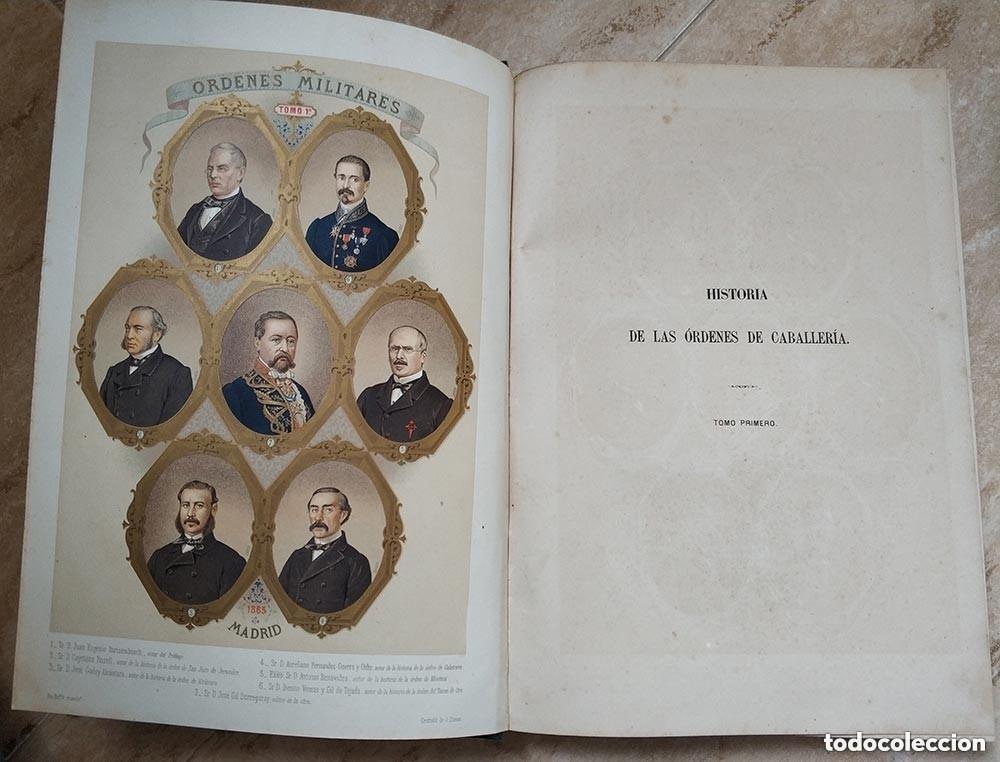 Antiquarische B&uuml;cher: 5 tomos Historia de las Ordenes de Caballeria y de las condecoraciones Espa&ntilde;olas - Madrid 1864