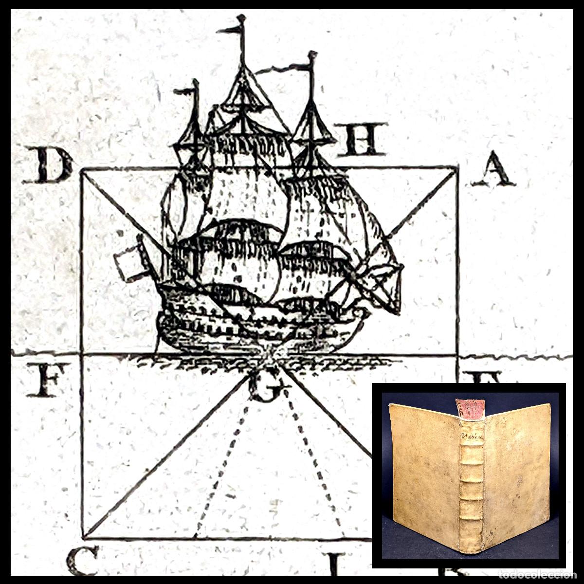 Antiquarische B&uuml;cher: A&ntilde;o 1769 El maniobrista o ensayo sobre maniobras navales Barcos Navegaci&oacute;n Nav&iacute;os 8 Grabados