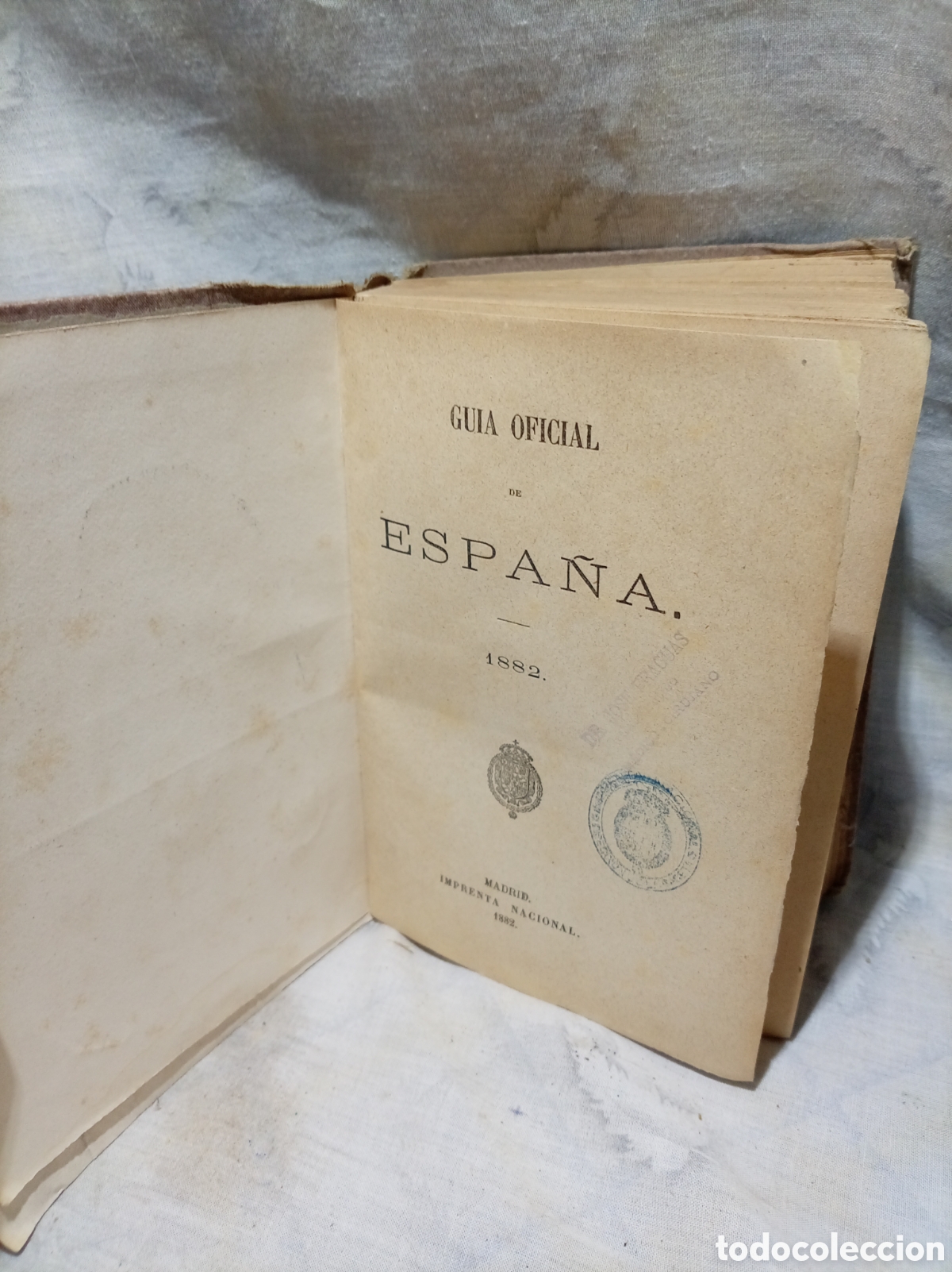 Antiquarische B&uuml;cher: 1882, GU&Iacute;A OFICIAL DE ESPA&Ntilde;A, IMPRENTA NACIONAL, MADRID