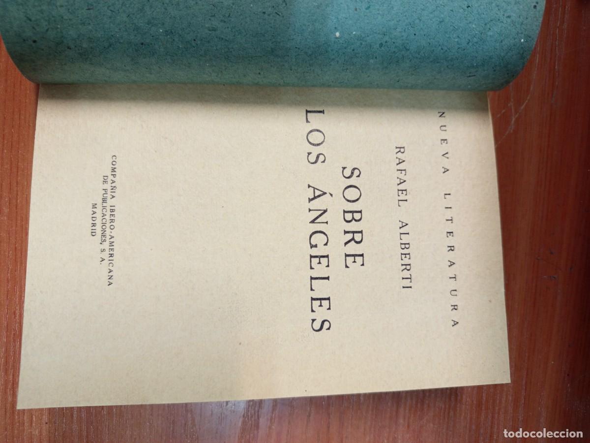 Livres anciens: Sobre los &aacute;ngeles. De Rafael Alberti