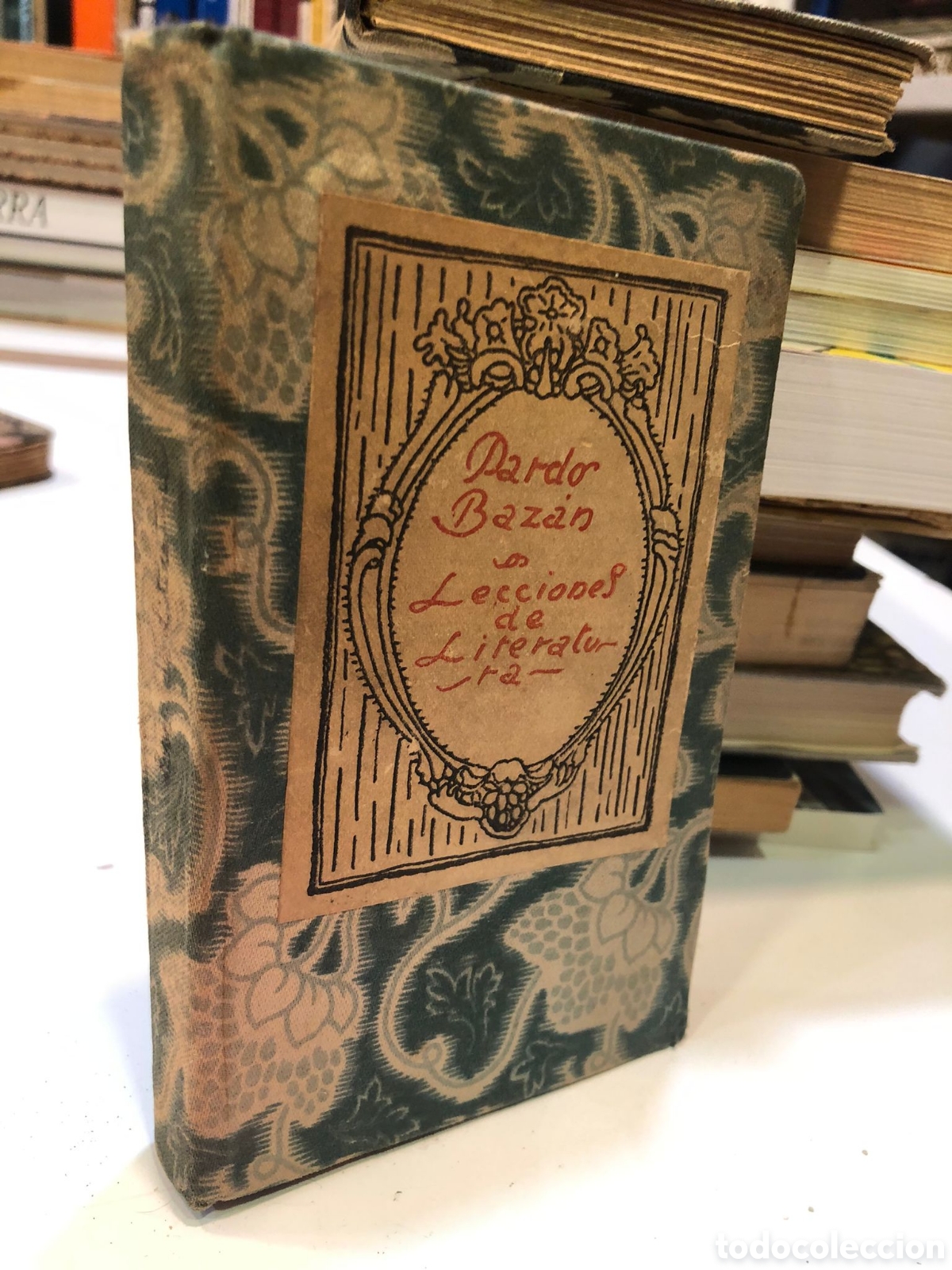 Livros antigos: Lecciones de literatura - Emilia Pardo Baz&aacute;n