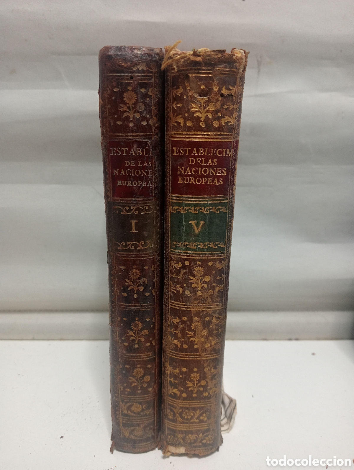 Libri antichi: HISTORIA POLITICA DE LOS ESTABLECIMIENTOS ULTRAMARINOS DE LAS NACIONES EUROPEAS. TOMOS I Y V