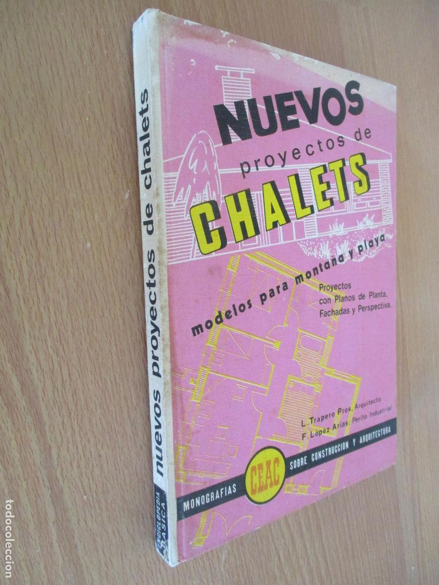 Libros antiguos: MONOGRAF&Iacute;AS CEAC-NUEVOS PROYECTOS DE CHALETS, VV AA-1973