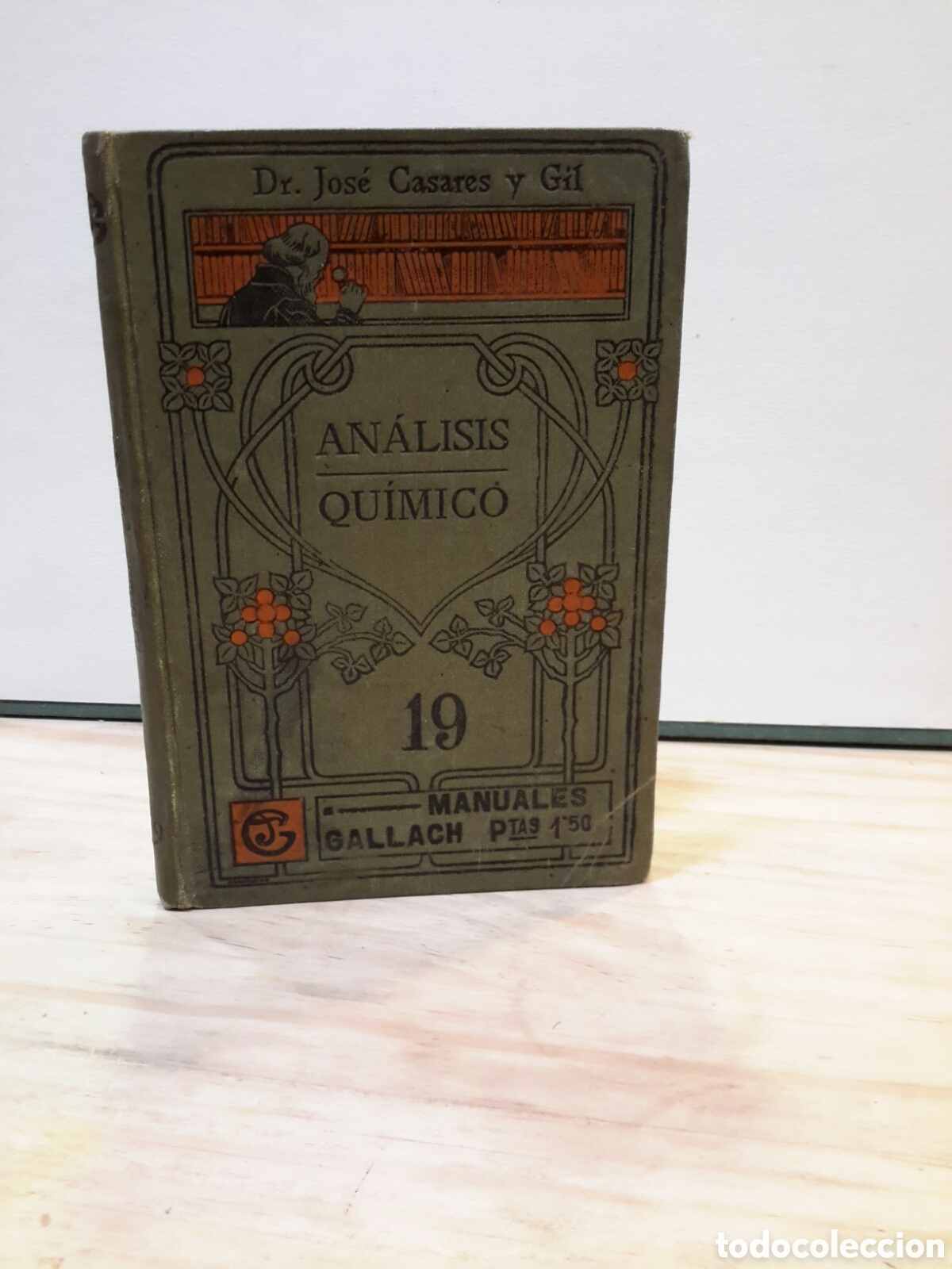 Libros antiguos: Analisics quimico 19 manuales gallach
