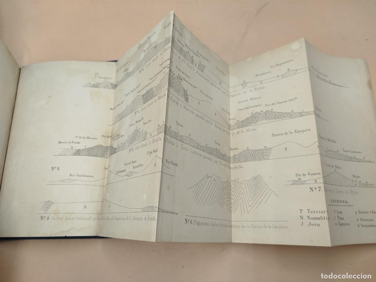 Libros antiguos: MEMORIA SOBRE LA ESTRUCTURA DE LA SERRANIA DE RONDA ILUSTRADO RARO
