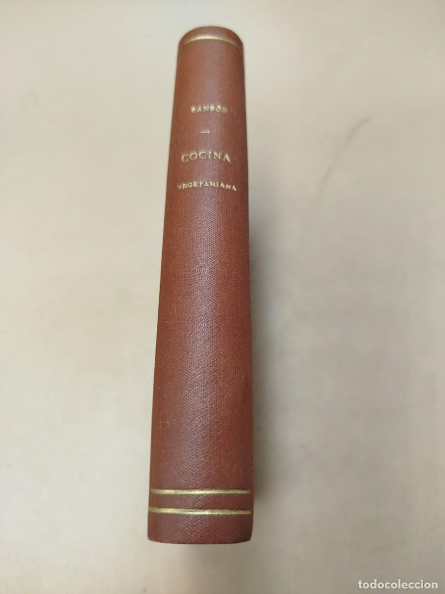 Libros antiguos: COCINA VEGETARIANA SANSON - Foto 2