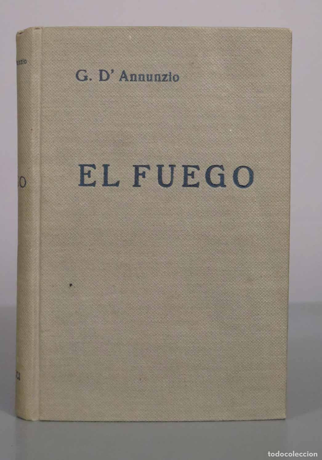 Libros antiguos: El Fuego - Gabriel D&acute;Annunzio - Editorial Maucci