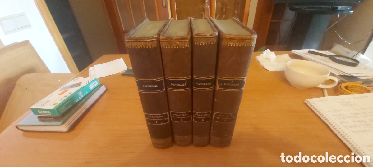 Libros antiguos: Historia de Inglaterra. 4 vols. Colecci&oacute;n Panorama Universal. - LEON GALIBERT, M. / PELL&Eacute;, Clemente