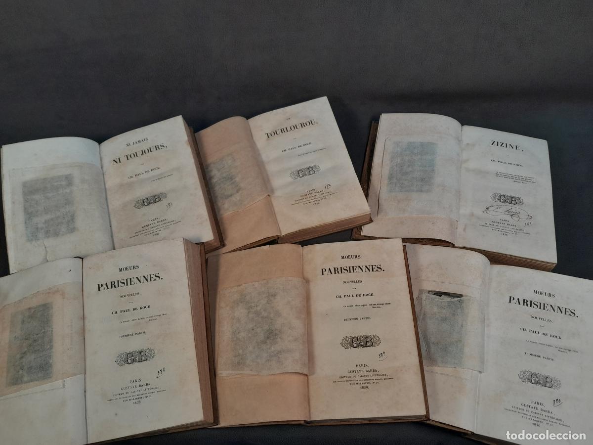 Libros antiguos: L-5019. OEUVRES DE PAUL DE KOCK. MOEURS PARISIENNES, ZIZINE, UN TOURLOUROU... PAR&Iacute;S, 1839.