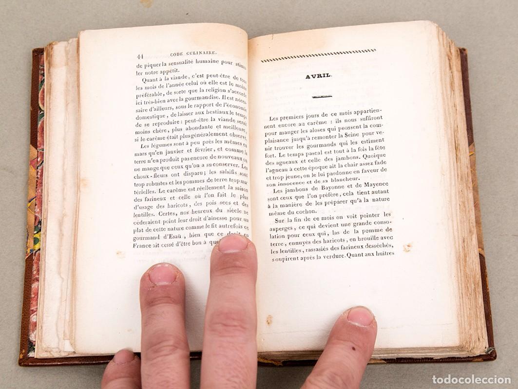 Libros antiguos: Roret - Code culinaire - 1830 - Rar&iacute;simo - Foto 4
