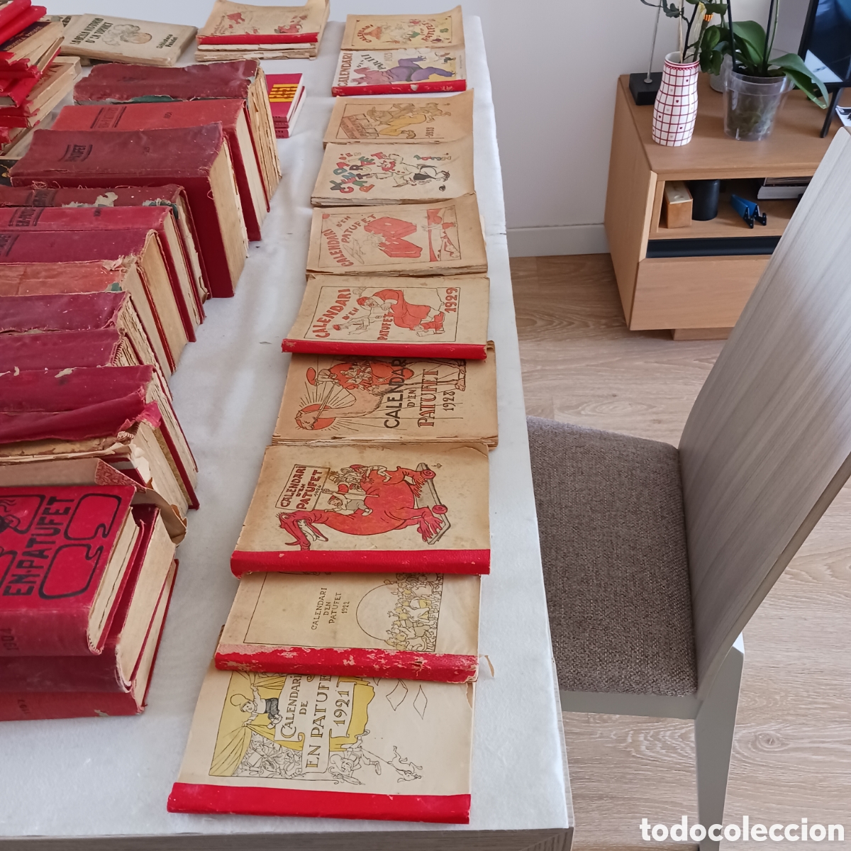 Libros antiguos: Calendario de El Patufet a&ntilde;os 1921,1922,1926,1928,1929,30,32,33,35y 1936.