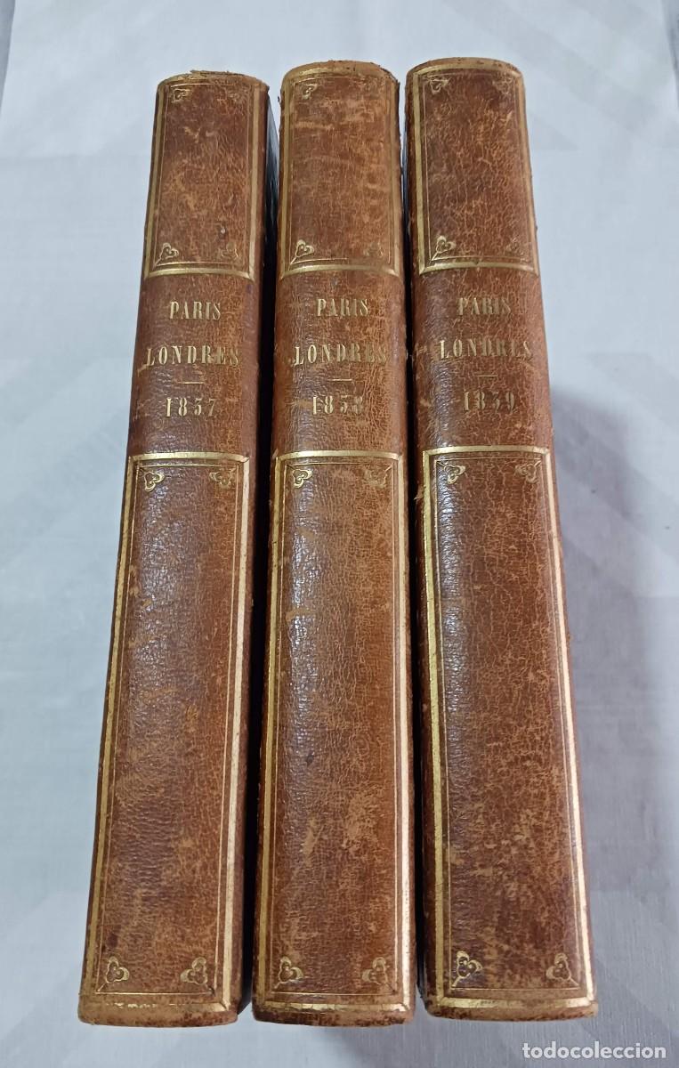 Antiquarische B&uuml;cher: PARIS-LONDRES 1837-1838-1839 - CON GRAN CANTIDAD DE L&Aacute;MINAS GRABADAS, TRES PRIMEROS A&Ntilde;OS PUBLICADOS