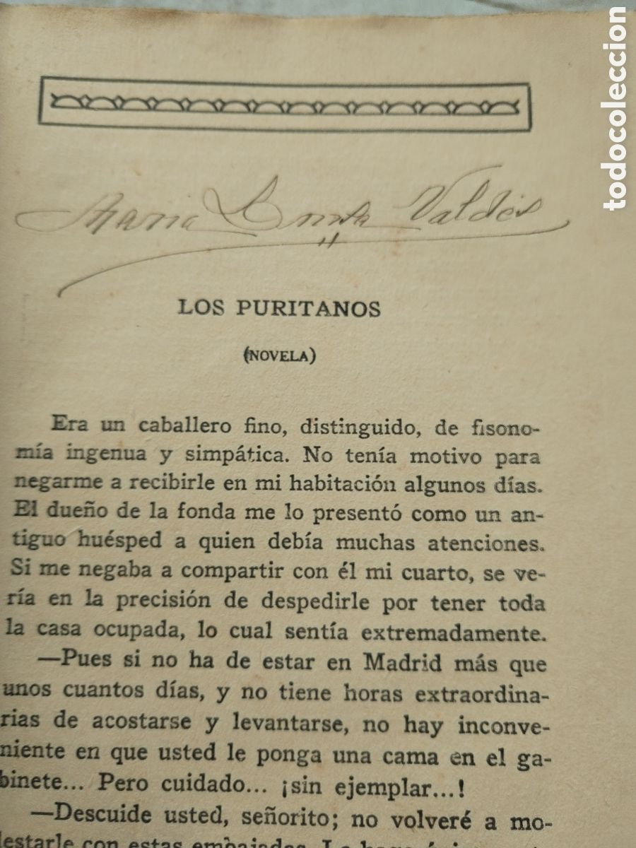 Libros antiguos: LOS PURITANOS/ARMANDO PALACIO VALDES - Foto 5