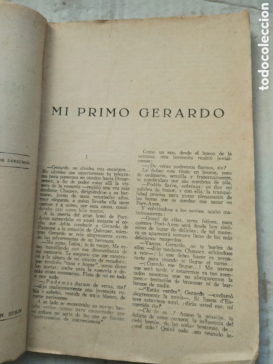 Libros antiguos: MI PRIMO GERARDO/HENRI ARDEL - Foto 3