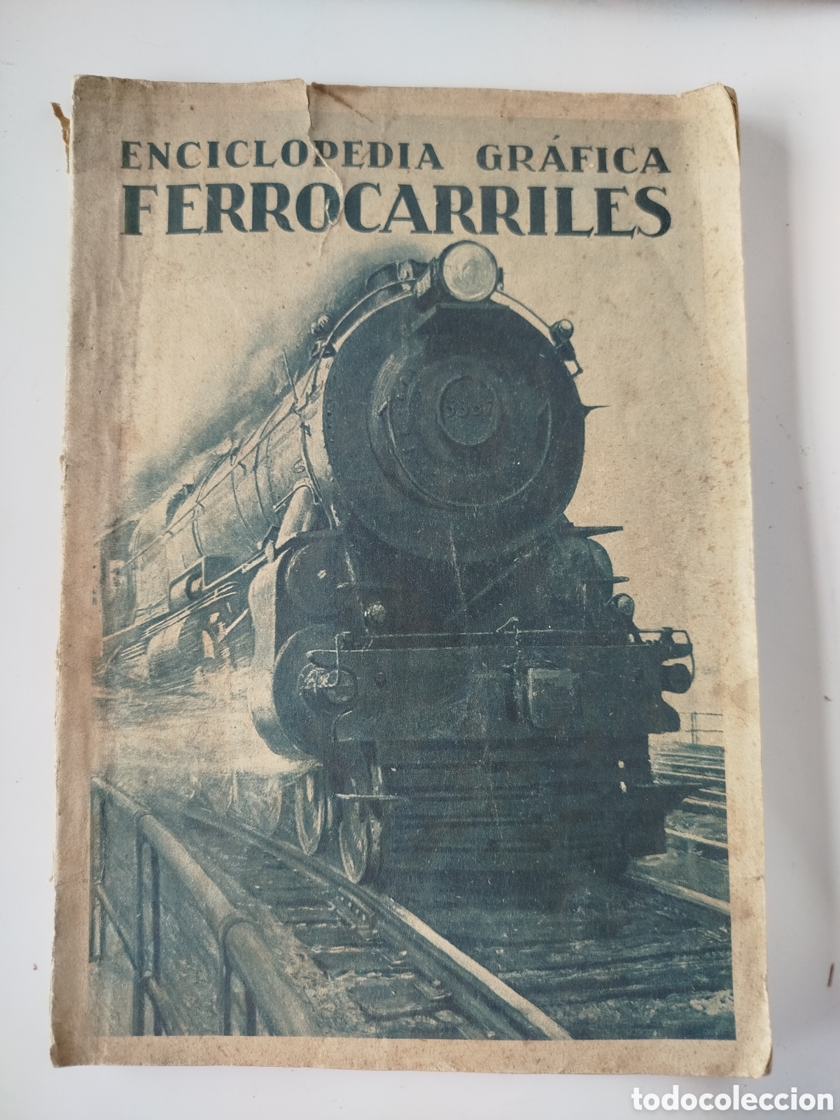 Libros antiguos: ENCICLOPEDIA GR&Aacute;FICA FERROCARRILES 1930