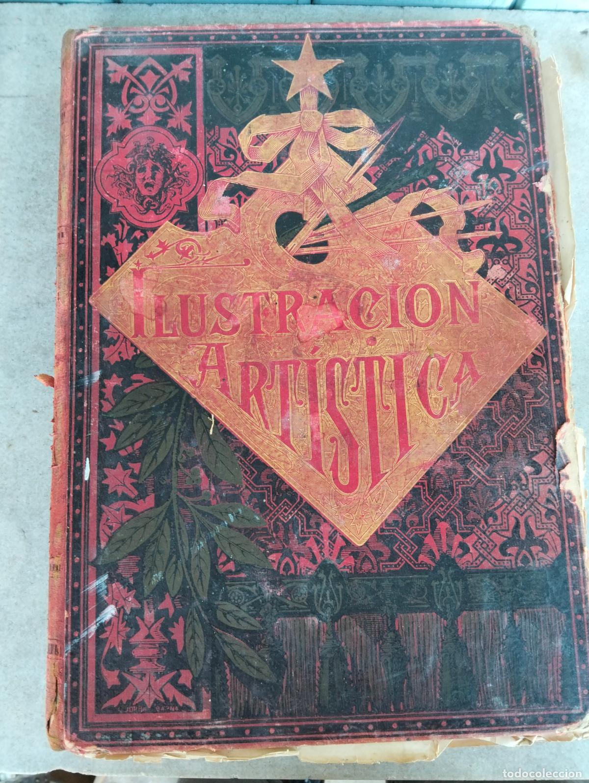 Antiquarische B&uuml;cher: Ilustraci&oacute;n art&iacute;stica peri&oacute;dico semanal de literatura artes ciencias grabados tomo III a&ntilde;o 1884