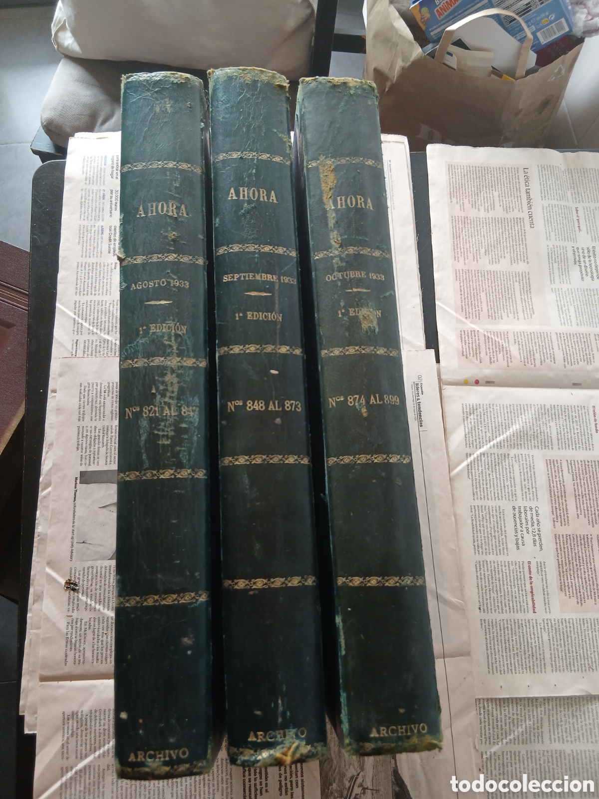 Libros antiguos: Recopilaci&oacute;n peri&oacute;dicos Ahora de la Segunda Rep&uacute;blica a&ntilde;o 1933