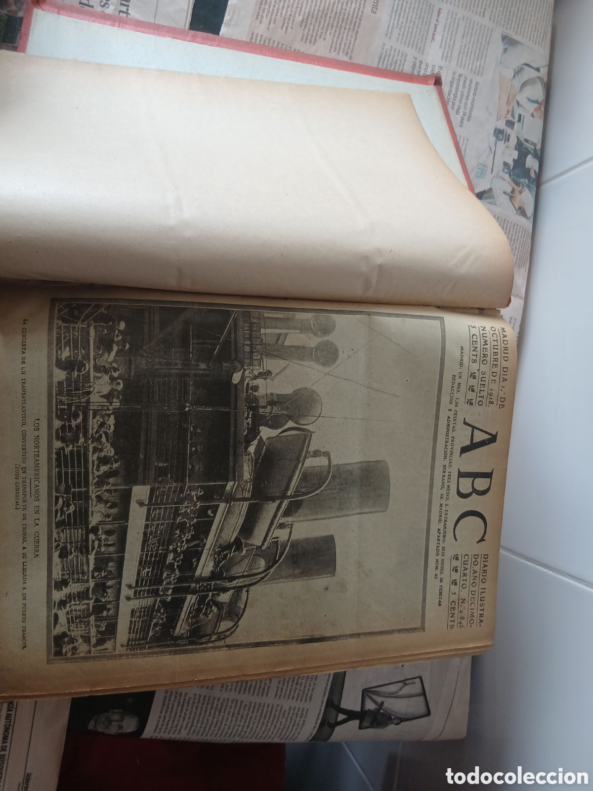 Libros antiguos: Anuario 1918. Diario ABC - Foto 5