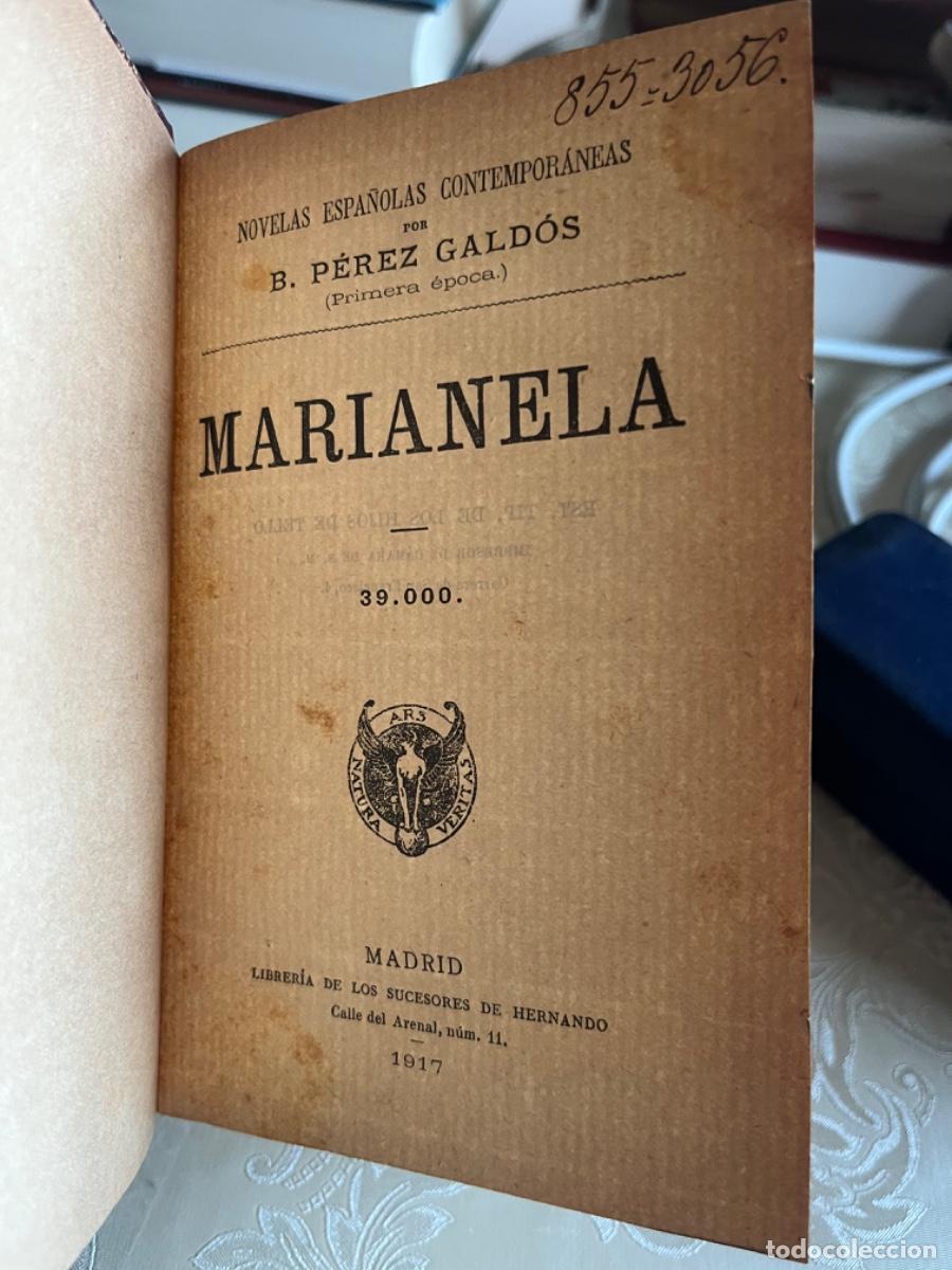 Libros antiguos: P&eacute;rez Galdos, Benito.- Marianela / Hnos. Quintero.- Marianela (adaptaci&oacute;n teatral)