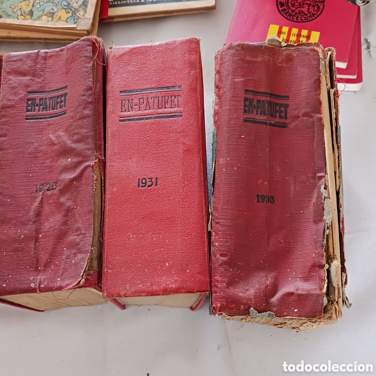 Old books: En Patufet vol a&ntilde;os 1926,1931 y1935