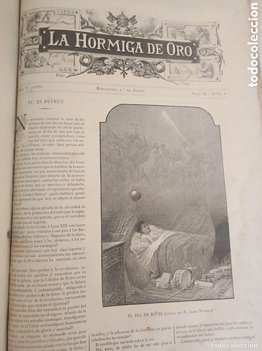 Antiquarische B&uuml;cher: La hormiga de oro a&ntilde;o 1888 a&ntilde;o completo