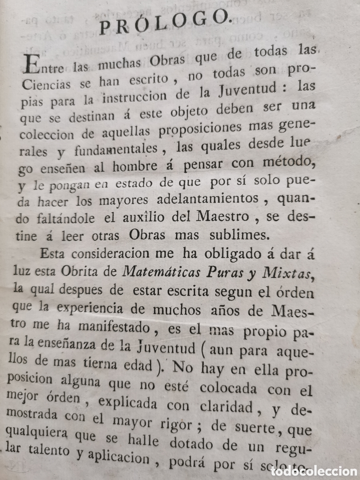 Libros antiguos: Matem&aacute;ticas puras y mixtas. Francisco Verdejo - Foto 4