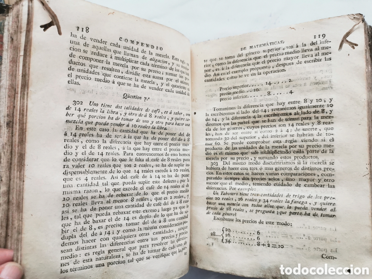 Libros antiguos: Matem&aacute;ticas puras y mixtas. Francisco Verdejo - Foto 6