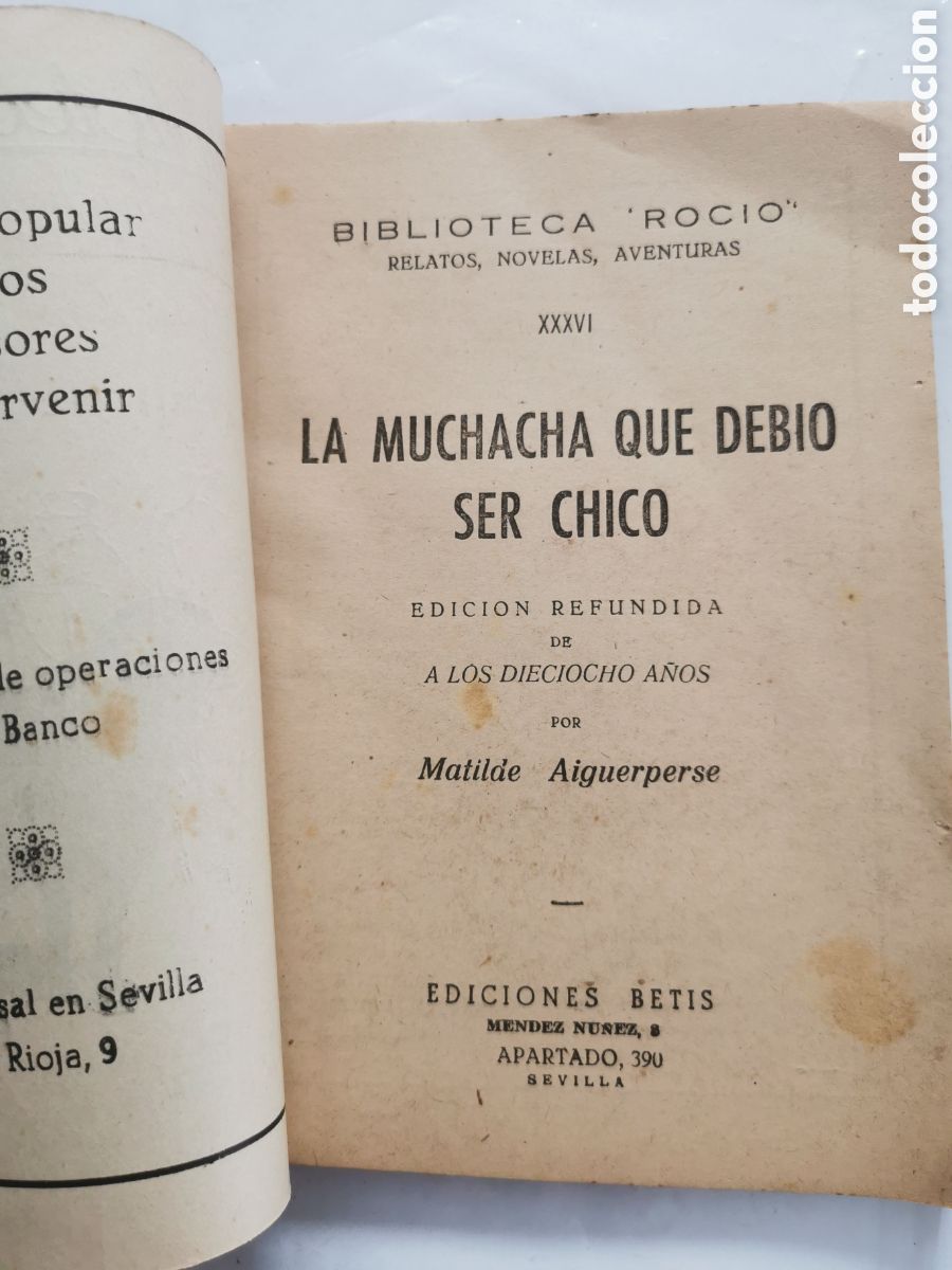 Libros antiguos: La muchacha que debi&oacute; ser chico - Foto 2