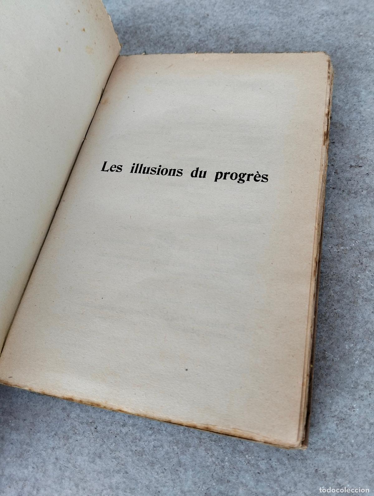 Libros antiguos: Les illusions du progr&egrave;s Georges Sorel 1921 libro en franc&eacute;s antiguo - Foto 3