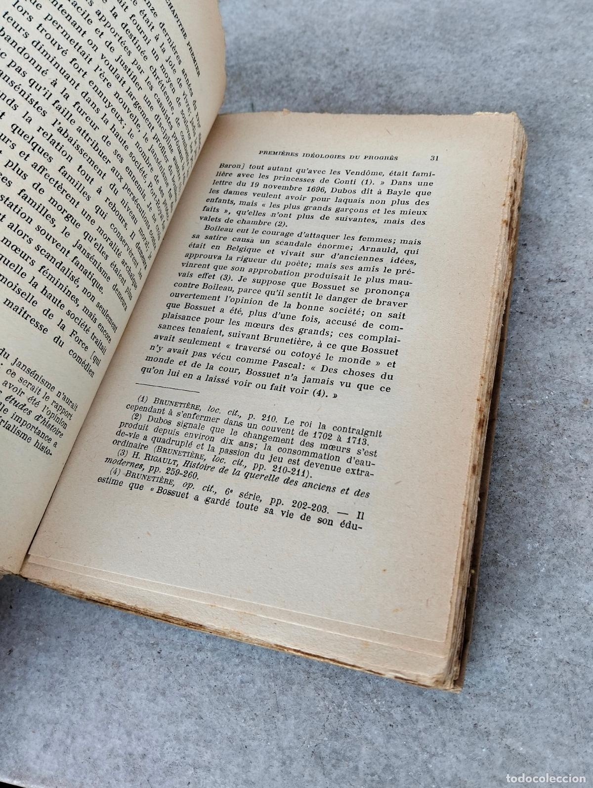 Libros antiguos: Les illusions du progr&egrave;s Georges Sorel 1921 libro en franc&eacute;s antiguo - Foto 5